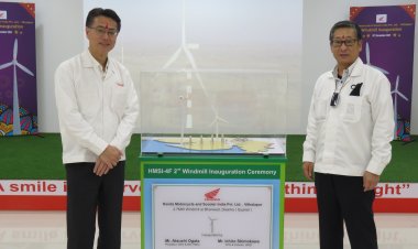 होण्डा 2व्हीलर्स इंडिया ने अपने नवीकरणीय ऊर्जा पोर्टफोलियो का किया विस्तार गुजरात में स्थापित किया दूसरा विंड टरबाईन सिस्टम