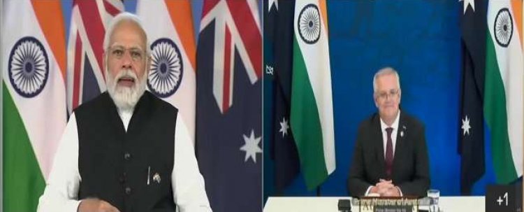 PM मोदी और आस्ट्रेलियाई पीएम ने की शिखर वार्ता, मोदी बोले व्यापार और सुरक्षा पर मिलकर करेंगे काम