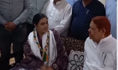 अजमेर पहुंची अर्चना शर्मा: बोली- AAP कहीं की ईंट, कहीं का रोड़ा, कांग्रेस का विकल्प तो दूर केंडिडेट भी खड़े नहीं कर पाएगी