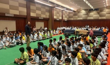 पुलिस अधीक्षक ने संस्कृति द स्कूल में विद्यार्थियों को किया साइबर अपराधों के प्रति जागरूक